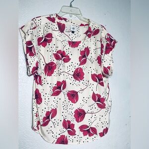 Cabi Floral Top XS Fits S